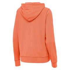 Cincinnati Bengals Antigua Women's Streak Justice Pullover Hoodie Heather Orange