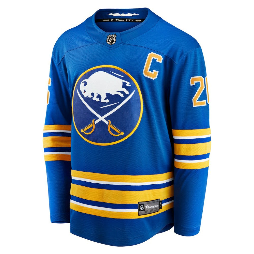 NHL Rasmus Dahlin Buffalo Sabres Fanatics Home Captain Patch Breakaway Jersey - Royal