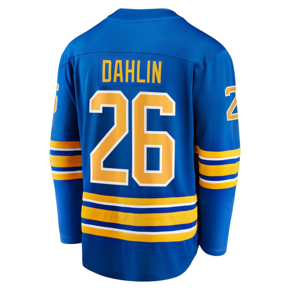 NHL Rasmus Dahlin Buffalo Sabres Fanatics Home Captain Patch Breakaway Jersey - Royal