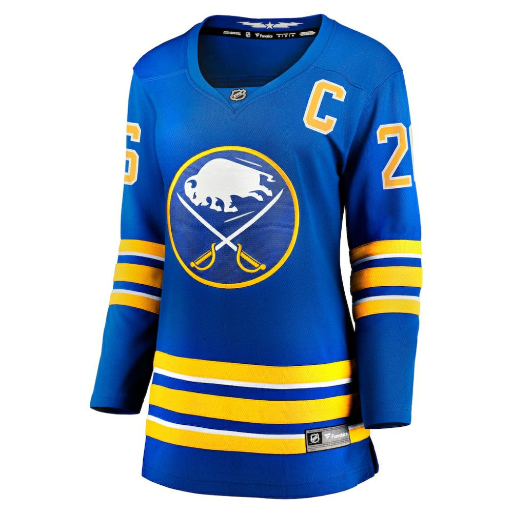 NHL Rasmus Dahlin Buffalo Sabres Fanatics Women's Home Captain Patch Breakaway Jersey - Royal