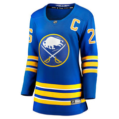 NHL Rasmus Dahlin Buffalo Sabres Fanatics Women's Home Captain Patch Breakaway Jersey - Royal