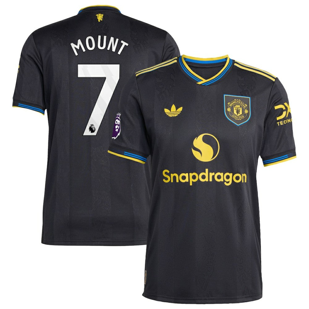 Mason Mount Manchester United 2025/26 Third Player Jersey Black