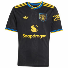 Bruno Fernandes Manchester United Youth 2025/26 Third Replica Player Jersey Black