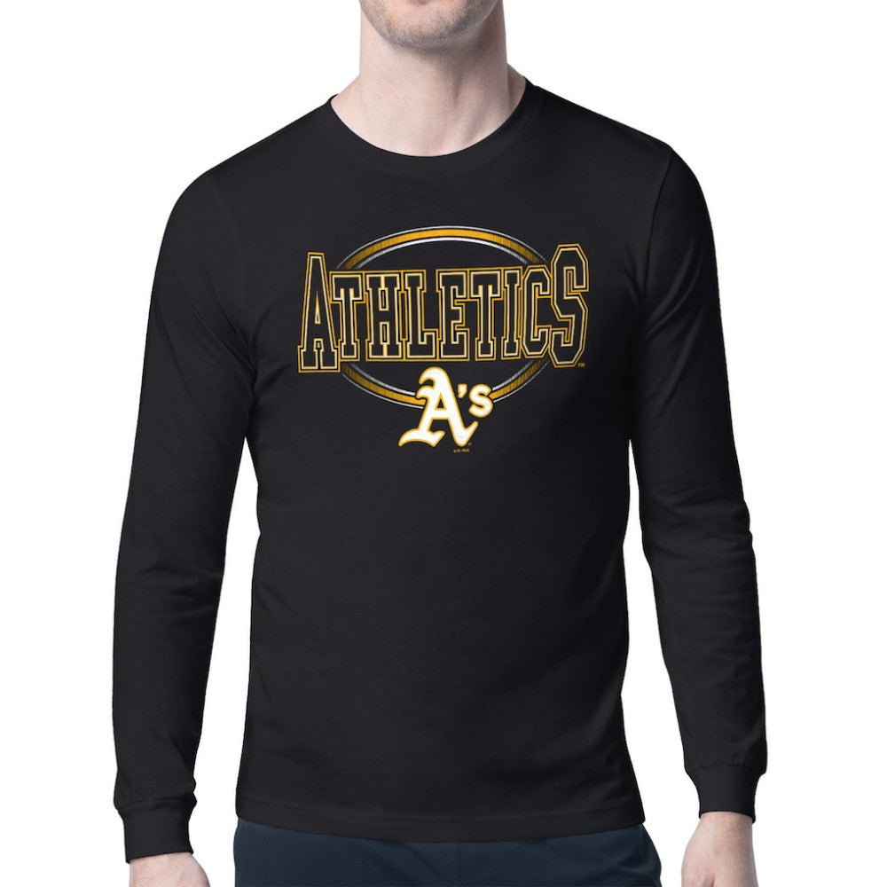 Athletics Starter Team Track Graphic Long Sleeve T-Shirt - Black T-shirts