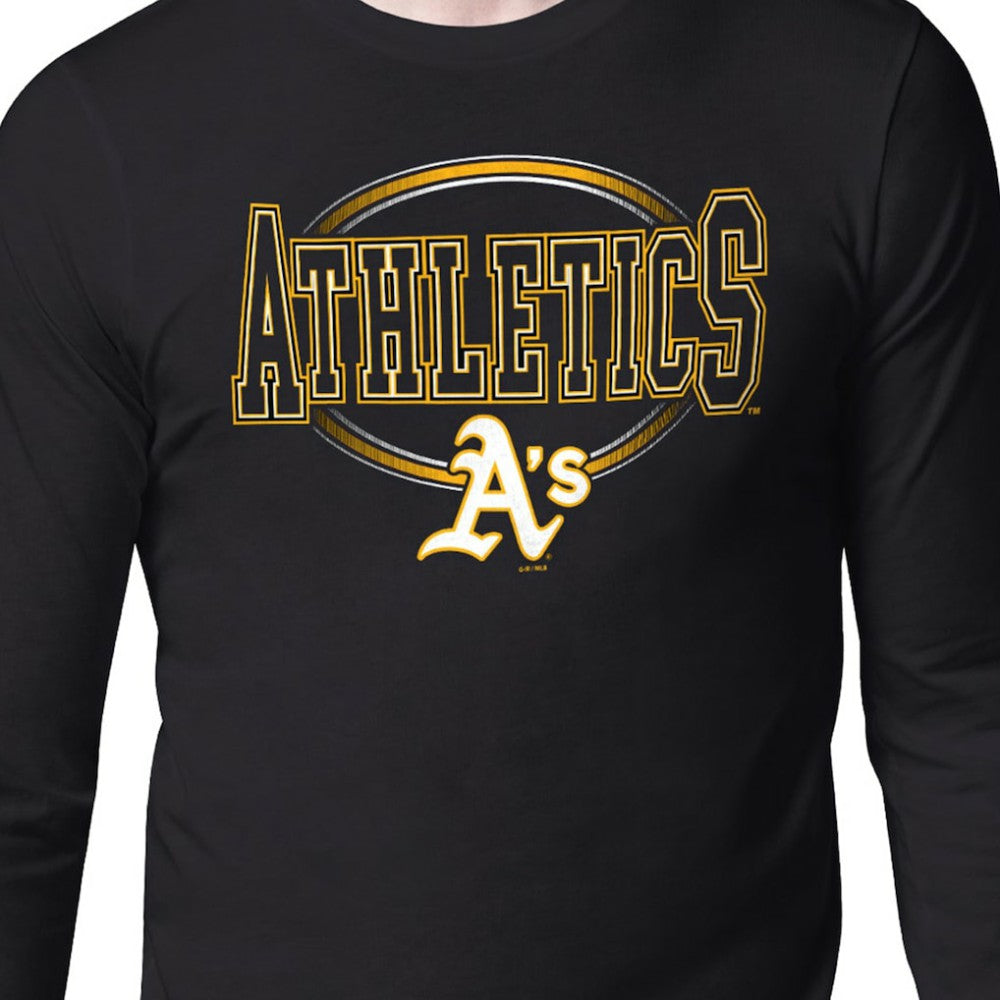 Athletics Starter Team Track Graphic Long Sleeve T-Shirt - Black T-shirts