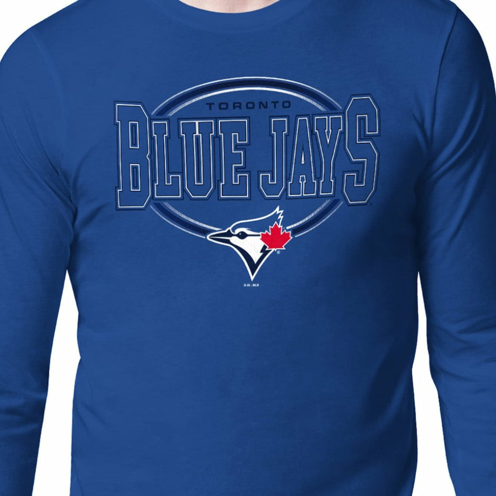 Toronto Blue Jays Starter Team Track Graphic Long Sleeve T-Shirt - Royal T-shirts