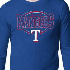 Texas Rangers Starter Team Track Graphic Long Sleeve T-Shirt - Royal T-shirts