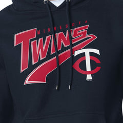 Minnesota Twins Starter Modern Tailsweep Fleece Tri-Blend Pullover Hoodie - Navy Hoodies