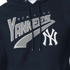 New York Yankees Starter Modern Tailsweep Fleece Tri-Blend Pullover Hoodie - Navy Hoodies