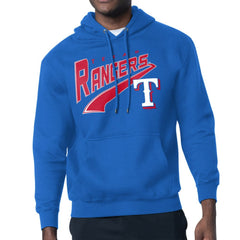 Texas Rangers Starter Modern Tailsweep Fleece Tri-Blend Pullover Hoodie - Royal Hoodies
