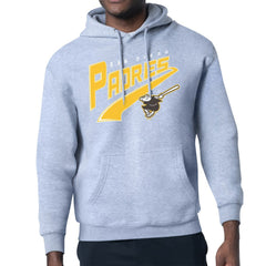 San Diego Padres Starter Modern Tailsweep Fleece Tri-Blend Pullover Hoodie - Heather Gray Hoodies