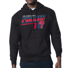Philadelphia Phillies Starter Logo Push Graphic Hoodie - Black Hoodies