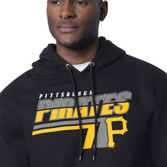 Pittsburgh Pirates Starter Logo Push Graphic Hoodie - Black Hoodies