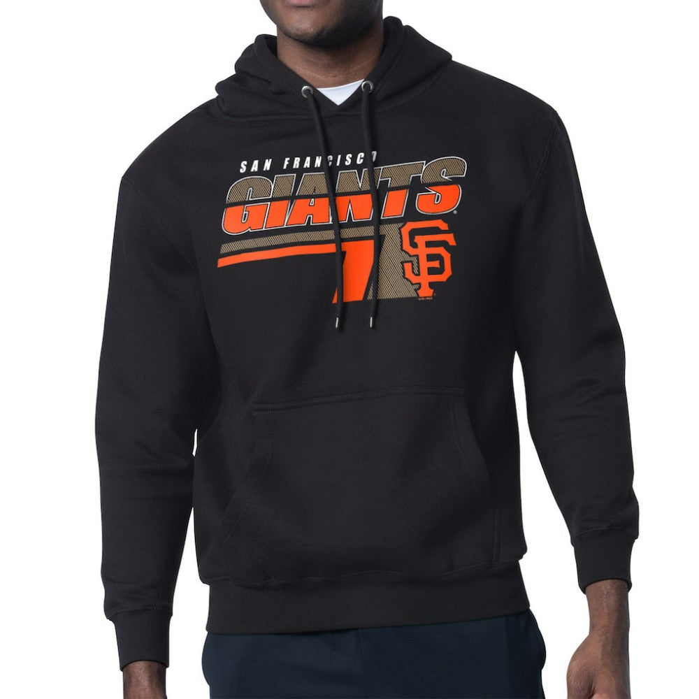 San Francisco Giants Starter Logo Push Graphic Hoodie - Black Hoodies