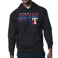 Texas Rangers Starter Logo Push Graphic Hoodie - Black Hoodies