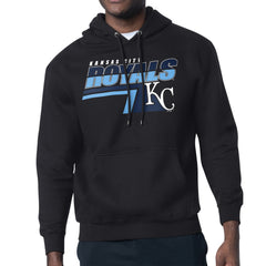 Kansas City Royals Starter Logo Push Graphic Hoodie - Black Hoodies
