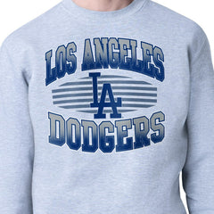 Los Angeles Dodgers Starter Team Grit Graphic Fleece Pullover Sweatshirt - Heather Gray Pullover