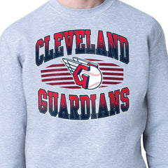 Cleveland Guardians Starter Team Grit Graphic Fleece Pullover Sweatshirt - Heather Gray Pullover