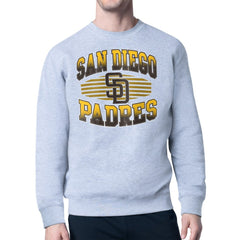 San Diego Padres Starter Team Grit Graphic Fleece Pullover Sweatshirt - Heather Gray Pullover