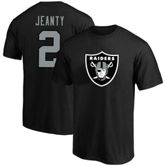 Ashton Jeanty Las Vegas Raiders Big & Tall Player Name & Number T-Shirt Black