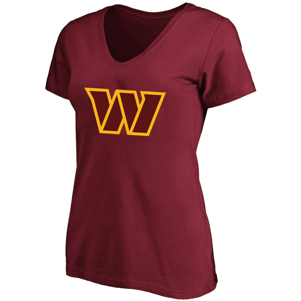 Jayden Daniels Washington Commanders Women's Plus Size Name & Number T-Shirt Burgundy