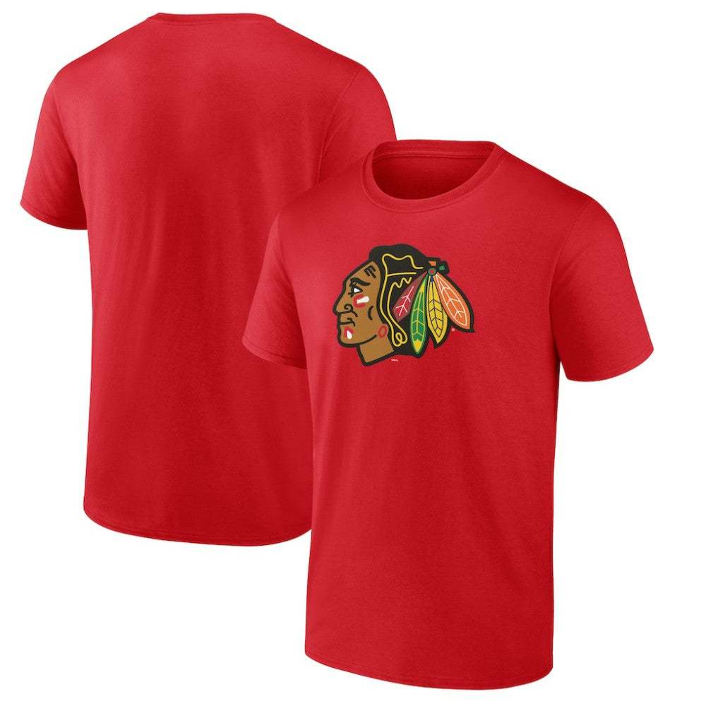 NHL Chicago Blackhawks Primary Logo T-Shirt - Red