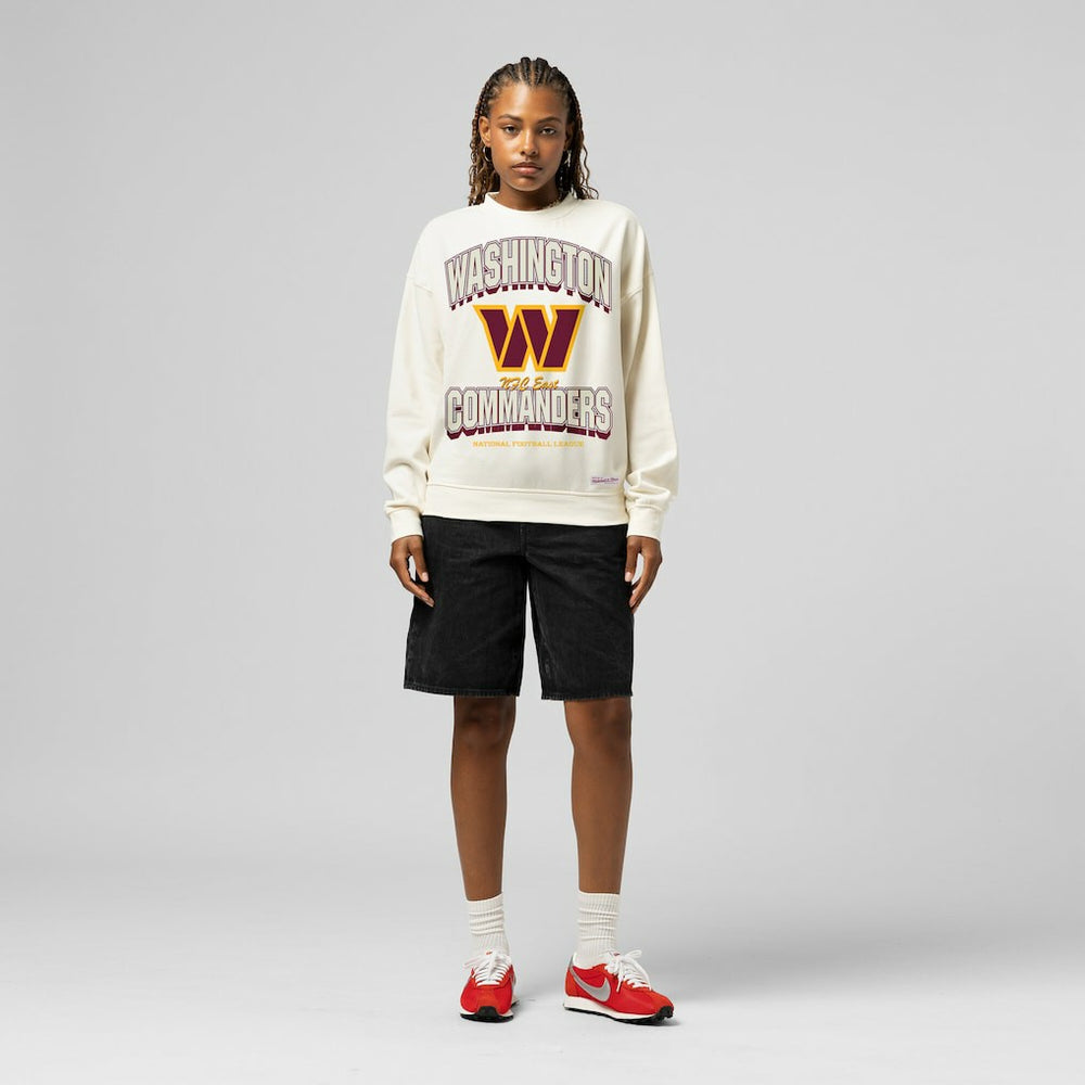 Washington Commanders Women's Tonal Arch Sweatshirt Cream