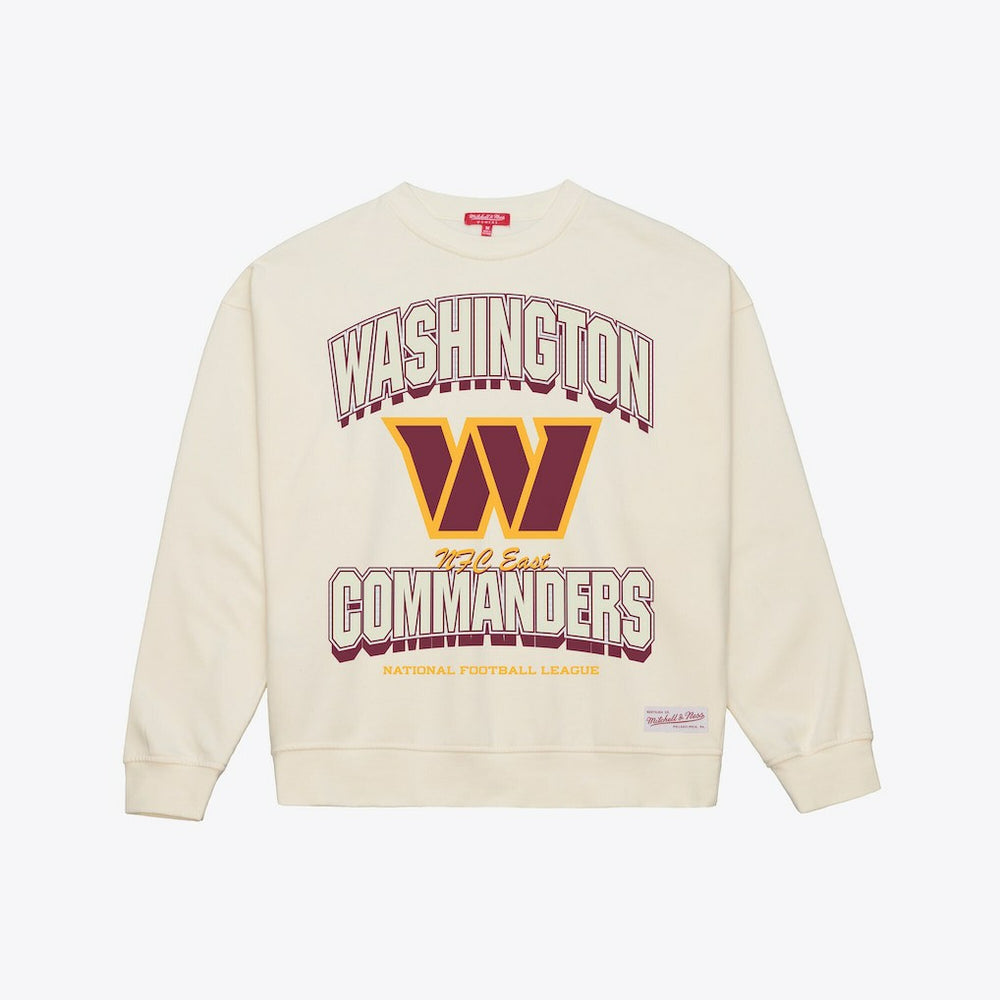 Washington Commanders Women's Tonal Arch Sweatshirt Cream