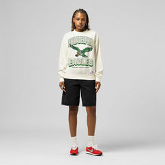 Philadelphia Eagles Women's Tonal Arch Sweatshirt Cream