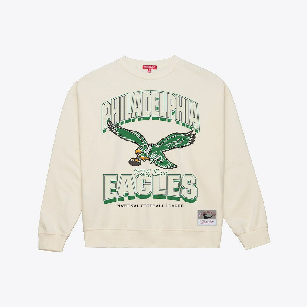 Philadelphia Eagles Women's Tonal Arch Sweatshirt Cream