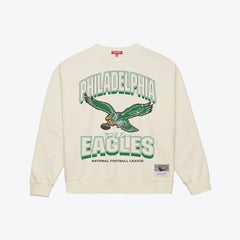 Philadelphia Eagles Women's Tonal Arch Sweatshirt Cream