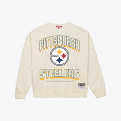 Pittsburgh Steelers Women's Tonal Arch Sweatshirt Cream