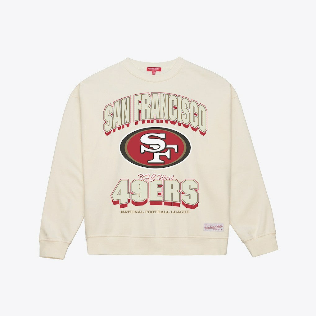 San Francisco 49ers Women's Tonal Arch Sweatshirt Cream