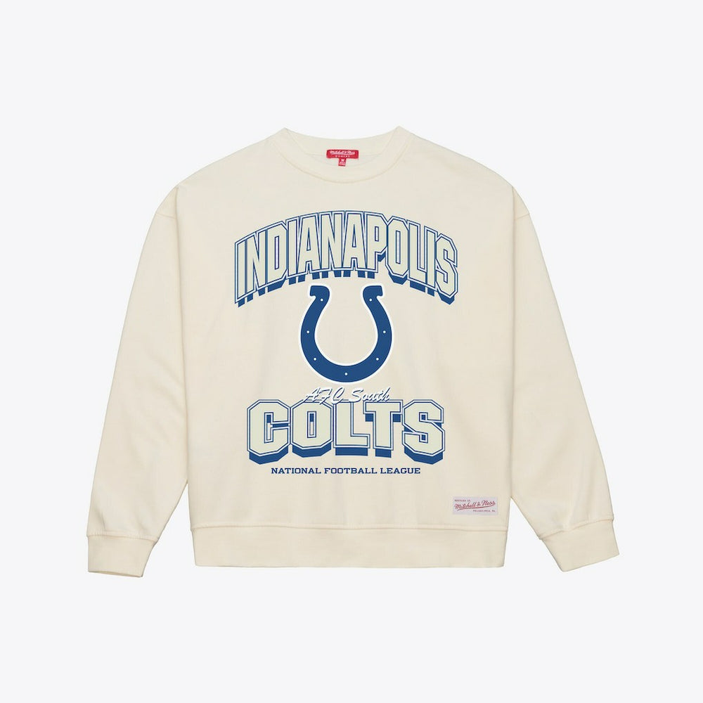 Indianapolis Colts Women's Tonal Arch Sweatshirt Cream