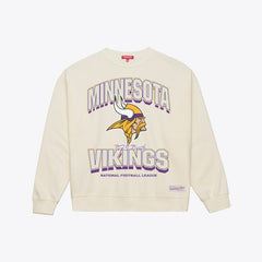 Minnesota Vikings Women's Tonal Arch Sweatshirt Cream