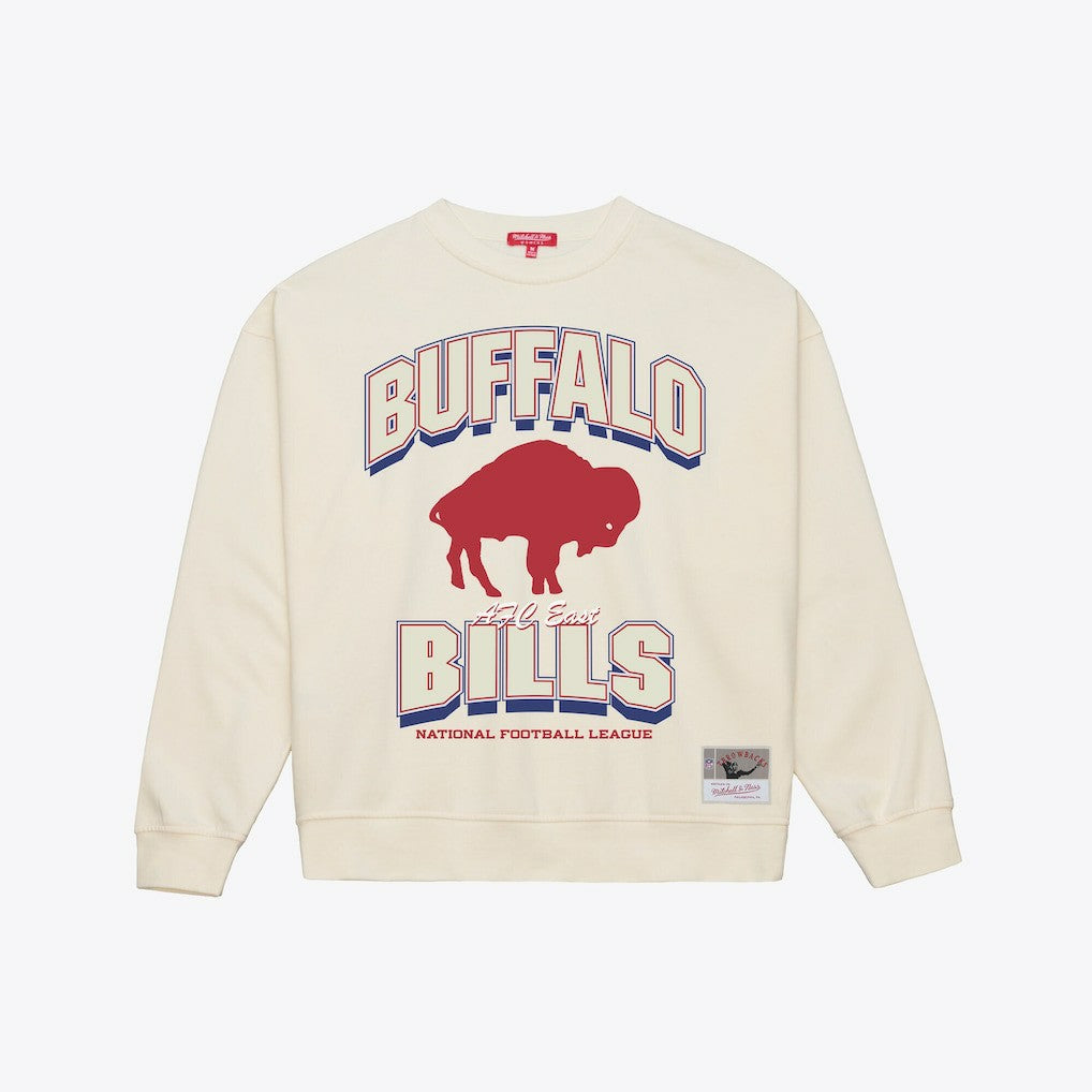 Buffalo Bills Women's Tonal Arch Sweatshirt Cream