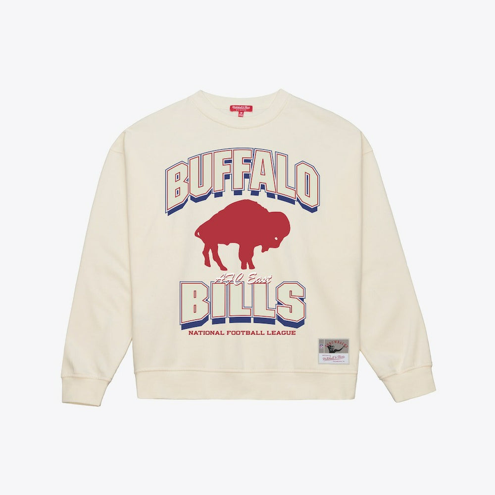Buffalo Bills Women's Tonal Arch Sweatshirt Cream