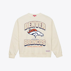 Denver Broncos Women's Tonal Arch Sweatshirt Cream