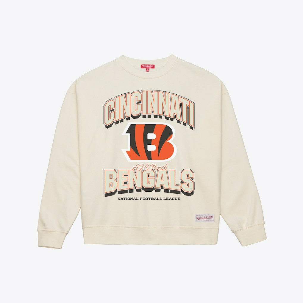 Cincinnati Bengals Women's Tonal Arch Sweatshirt Cream
