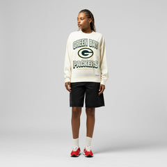 Green Bay Packers Women's Tonal Arch Sweatshirt Cream
