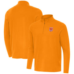 Tampa Bay Buccaneers Antigua 50th Season Intent Quarter-Zip Sweatshirt Orange