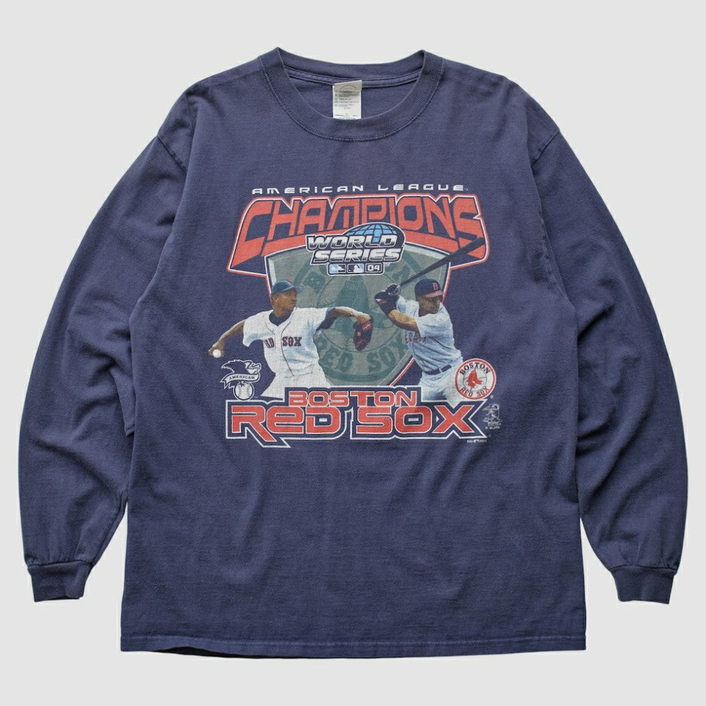 Boston Red Sox 2004 T-Shirt - Navy - M By Fanatics Real Vintage T-shirts
