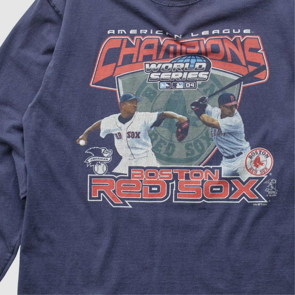 Boston Red Sox 2004 T-Shirt - Navy - M By Fanatics Real Vintage T-shirts