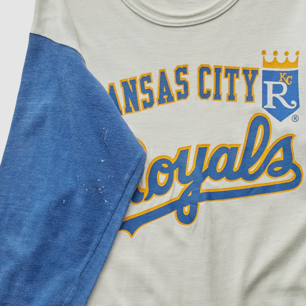 Kansas City Royals 80s T-Shirt - Beige - XXS By Fanatics Real Vintage T-shirts