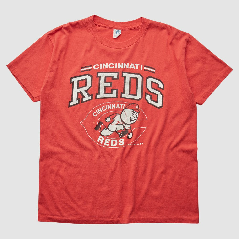 Cincinnati Reds 1989 T-Shirt - Red - S By Fanatics Real Vintage T-shirts