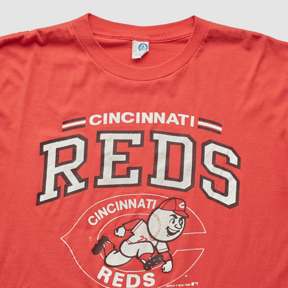 Cincinnati Reds 1989 T-Shirt - Red - S By Fanatics Real Vintage T-shirts