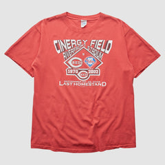 Cincinnati Reds 2002 T-Shirt - Red - M By Fanatics Real Vintage T-shirts