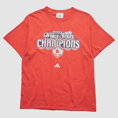 Boston Red Sox Adidas 2004 T-Shirt - Red - M By Fanatics Real Vintage T-shirts