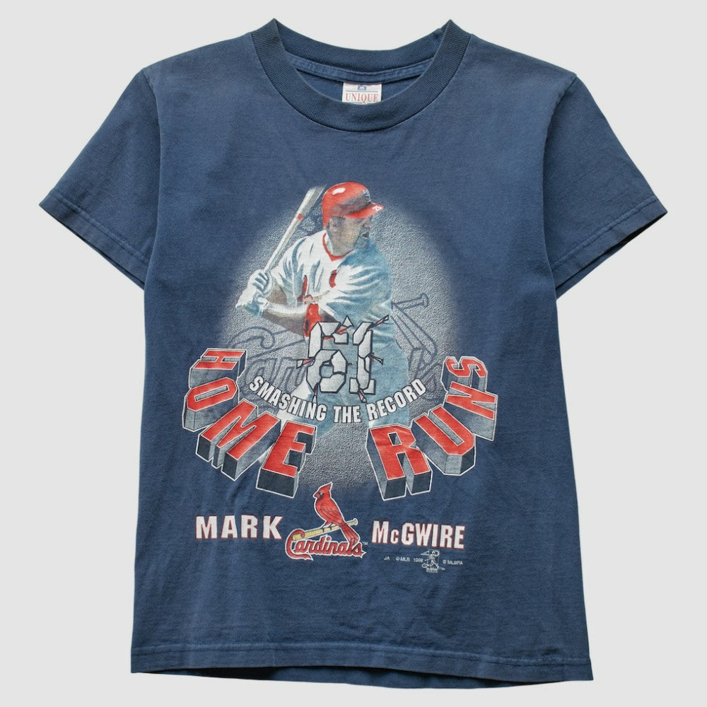 St. Louis Cardinals 1998 T-Shirt - Blue - XXS By Fanatics Real Vintage T-shirts