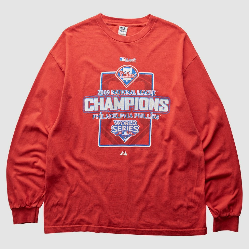 Philadelphia Phillies 2009 Pullover Sweatshirt - Red - M by Fanatics Real Vintage Pullover